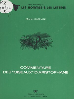 cover image of Commentaire des «Oiseaux» d'Aristophane